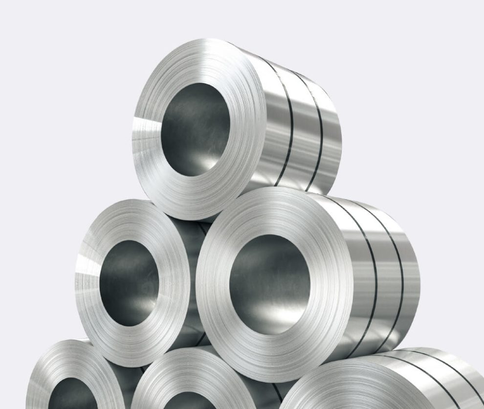 steel coils GI Z12 z18 z27 Aluzinc AZ90 AZ100 AZ150 PPGI Prima-maju Clean-colorbond Truecore Blue-tinted Aluzinc